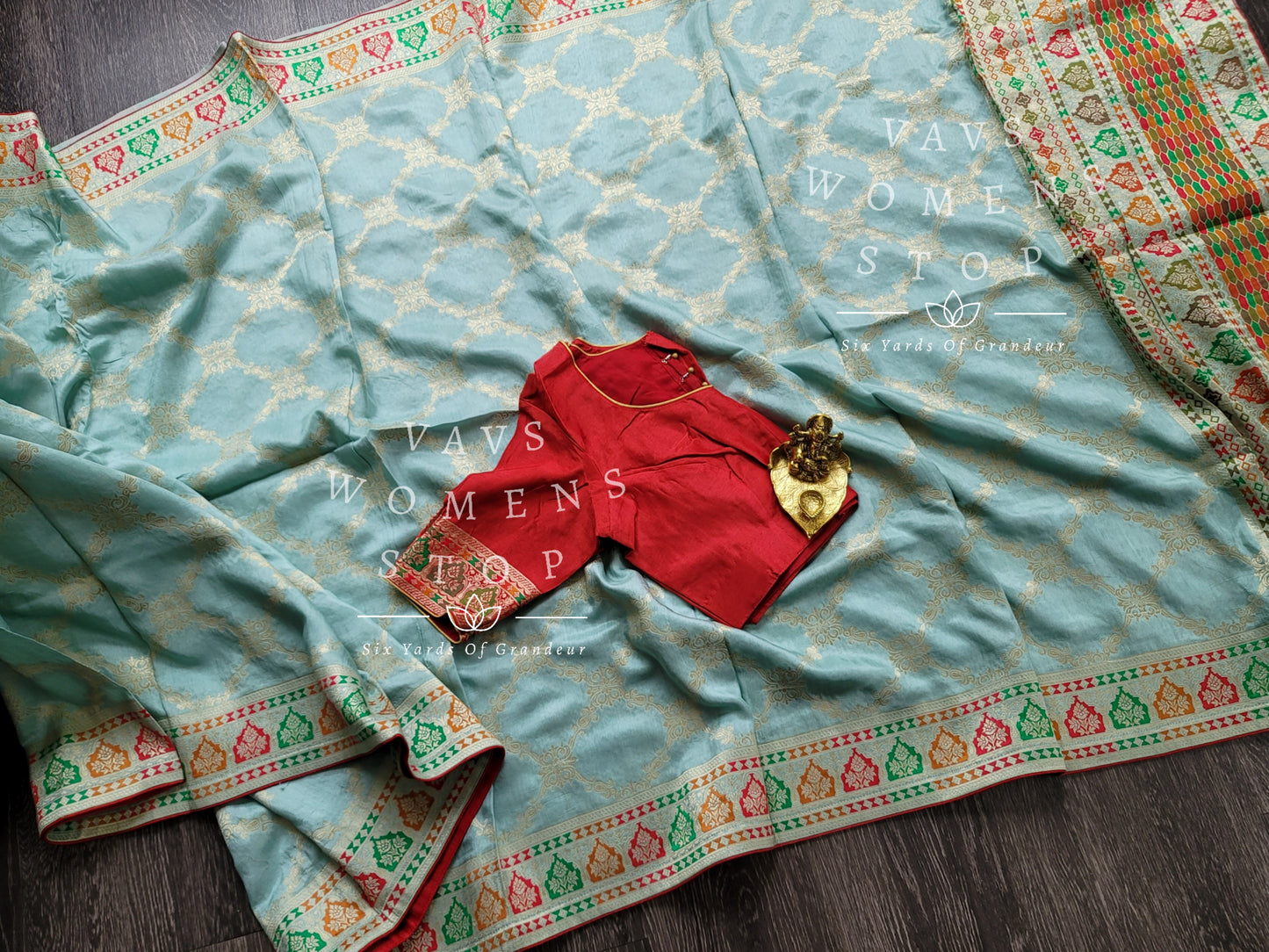 Munga Crepe Silk Saree - Blouse