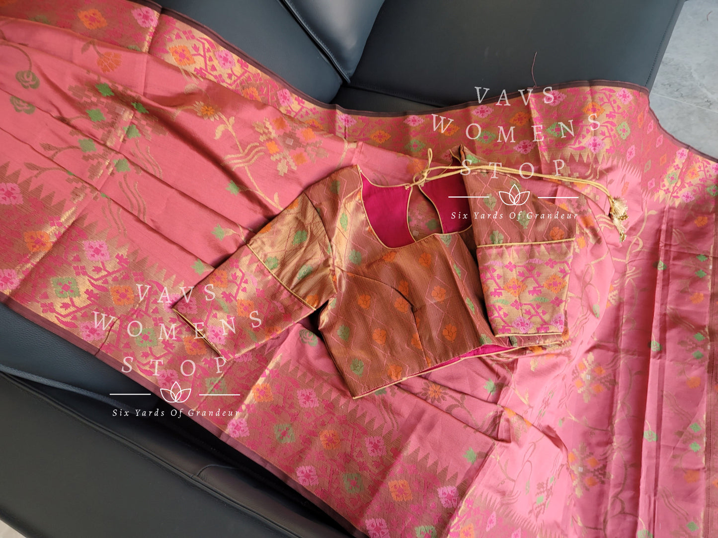 Benarasi Semi Silk Designer Saree - Blouse