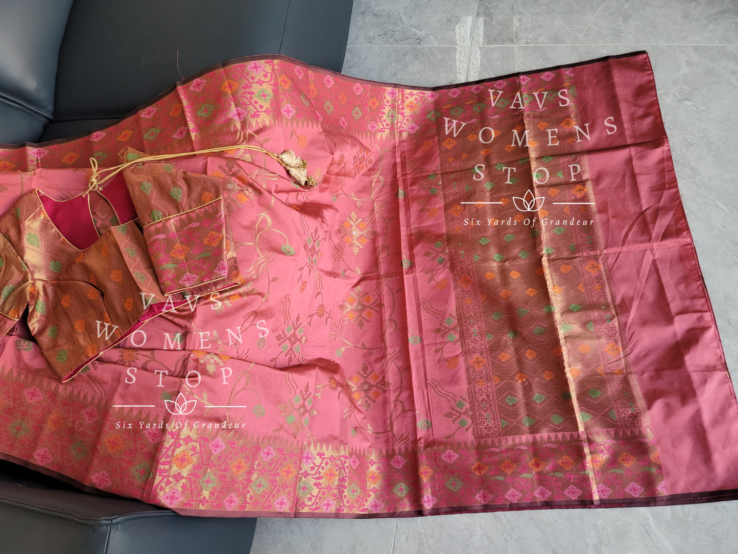 Benarasi Semi Silk Designer Saree - Blouse