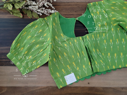 Ikkat sico cotton blouse