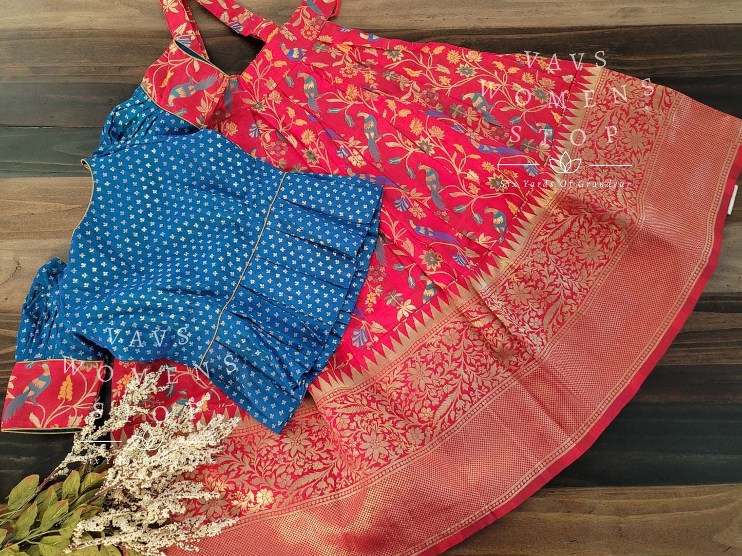 Benarasi Paithani Designer Lehenga Blouse