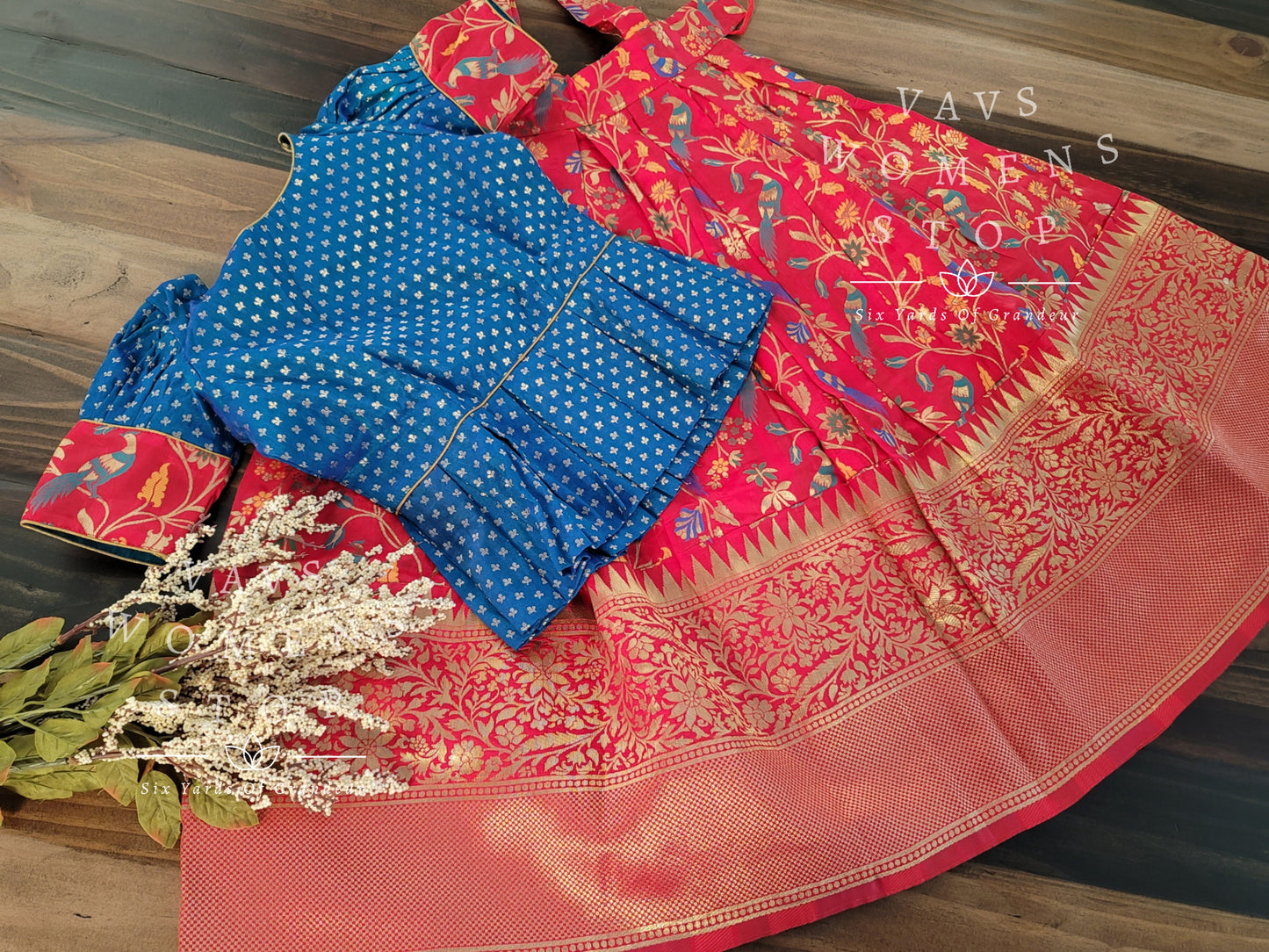 Benarasi Paithani Designer Lehenga Blouse