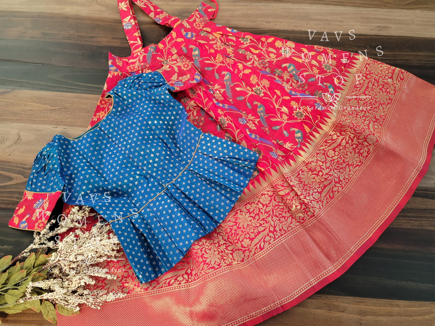 Benarasi Paithani Designer Lehenga Blouse