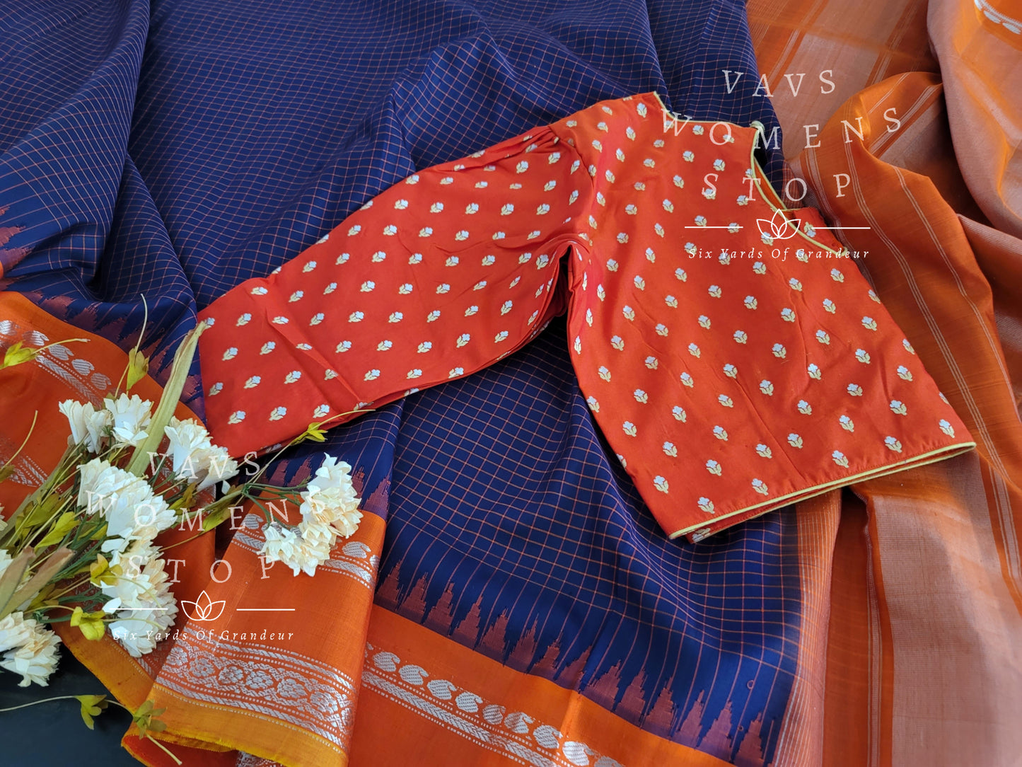 Pure Gadwal Silk saree - Blouse