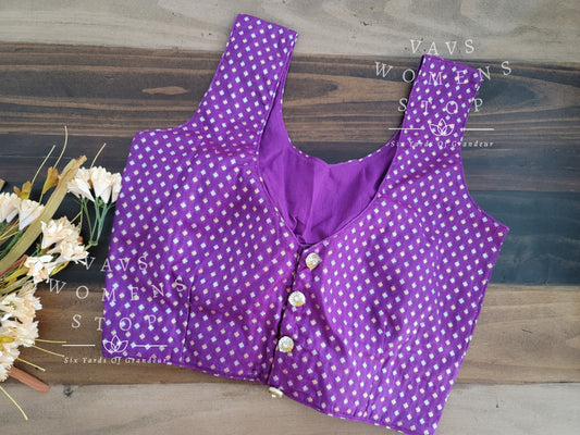 Benarasi Sleeveless Blouse