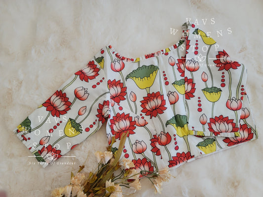 Tussar Kalamkari Blouse