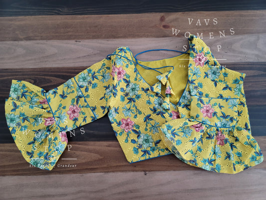 Floral Cotton Blouse