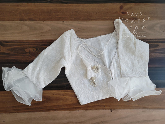 Georgette Chikankari Blouse