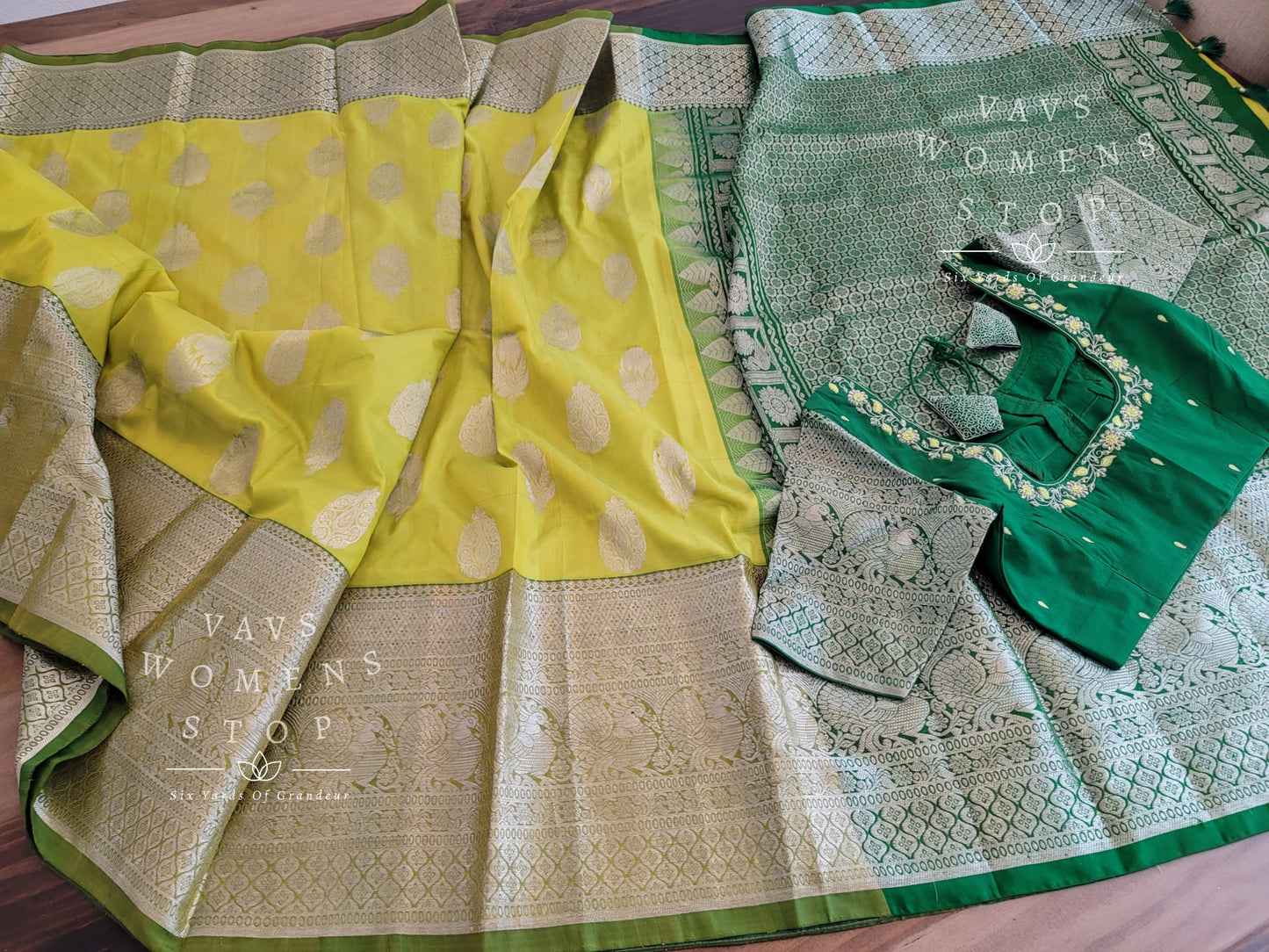 Pure Venkatagiri Pattu Saree - Blouse