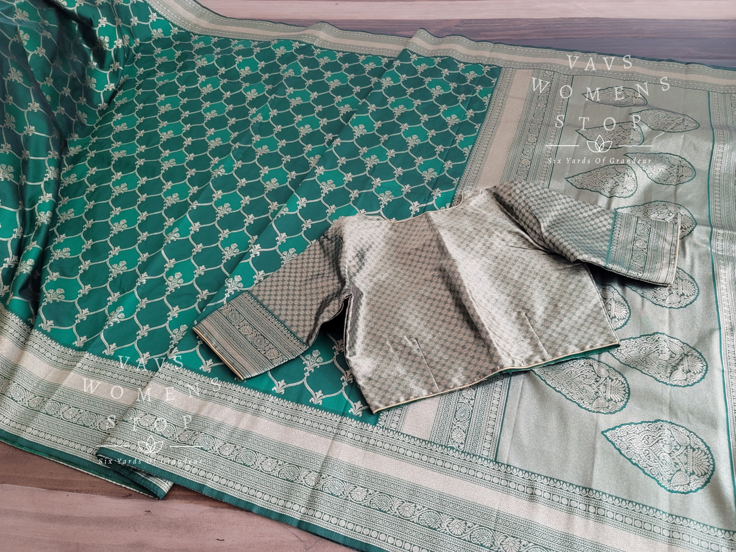 Contemporary Style Benarasi Uppada Soft Silk Designer Saree - Blouse