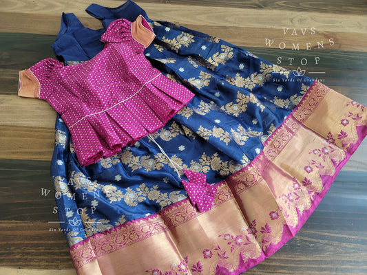 Warm Organza Designer Lehenga Blouse