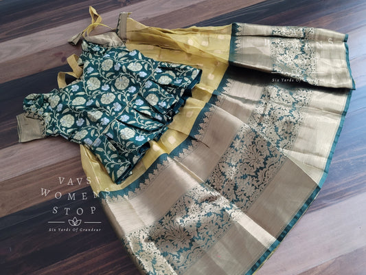 Benarasi Tissue Designer Lehenga Blouse