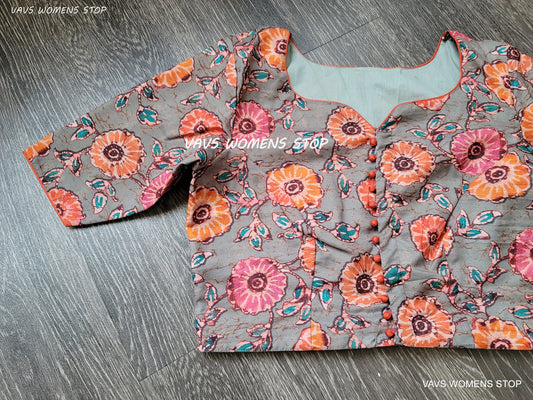 Kalamkari Print Blouse