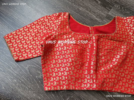 Red Benarasi Blouse