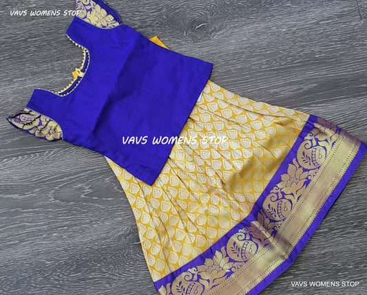 Kanchi Silk Lehenga/Langa Blouse