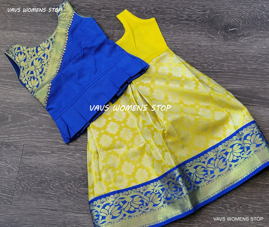 Kanchi Silk Lehenga/Langa Blouse