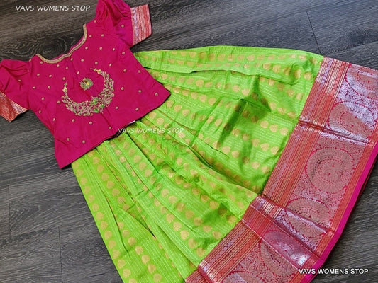 Designer Pure Kanchi Lehenga/Langa Blouse